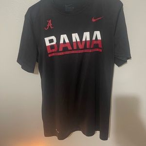 Men’s Black Nike Dri-Fit University of Alabama T-Shirt Size: Medium